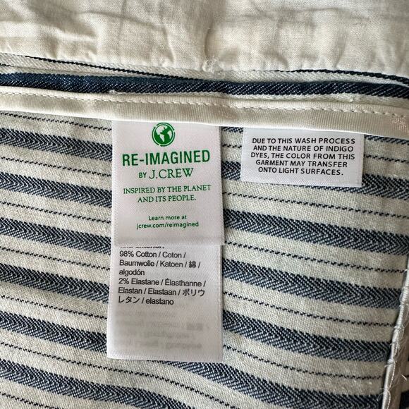 J. Crew Willa Cotton Blend Striped Blazer in Stripe 10 - Picture 9 of 13